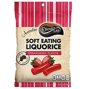 Darrell Lea Liquorice Strawberry 8/200g, Licorice, Terra Foods, [variant_title] - Tevan Enterprises