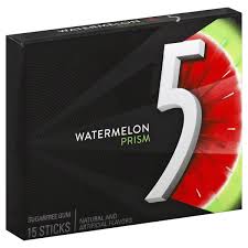 5' Prism (Watermelon) 10's, Gum, Wrigley, [variant_title] - Tevan Enterprises