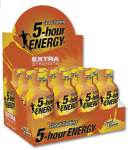 5 HR Energy Drink X-Strong Peach Mango 12/57ml