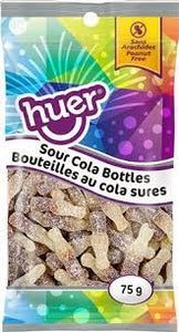 Huer Pocket Pals Sour Cola Bottle 12/75g, Candy, Huer, [variant_title] - Tevan Enterprises