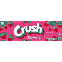 Crush Strawberry 12/355ml - Beverages -  - Tevan Enterprises - Canadian Wholesale Confections