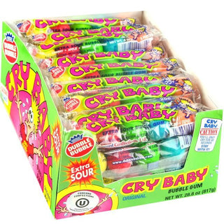 Dubble Bubble Cry Baby Tube Gum 6pc 24/66g - Gum -  - Tevan Enterprises - Canadian Wholesale Confections