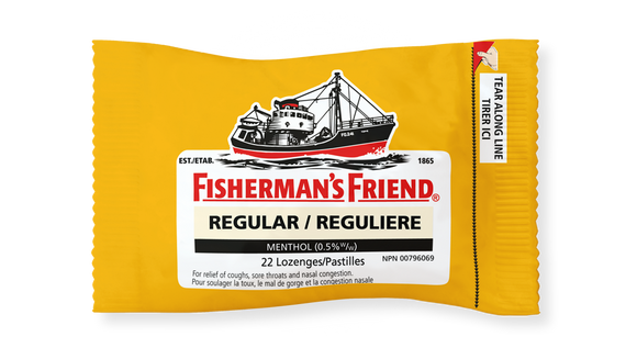 Fishermans Friends Regular (Gold) 12's, Cough and Cold, Fisherman's Friend, [variant_title] - Tevan Enterprises