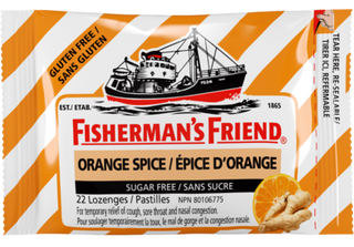 Fisherman's Friend Orange Spice 16/22pc - Cough and Cold -  - Tevan Enterprises - Canadian Wholesale Confections