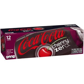 Coca Cola Cherry Zero 12/355ml - Beverages -  - Tevan Enterprises - Canadian Wholesale Confections