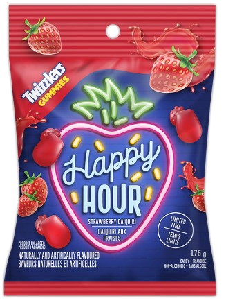 Twizzlers Gummies Happy Hour Strawberry Daiquiri 10/182g