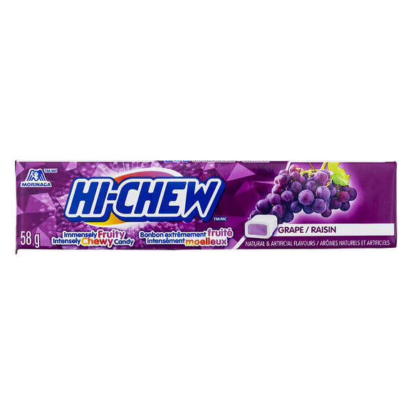 Hi Chew Fruit Chews Grape 58g 12's, Candy, Tosuta, [variant_title] - Tevan Enterprises