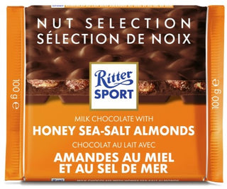 Ritter Sport Honey Salted Almond 11/100g - Chocolate and Chocolate Bars -  - Tevan Enterprises - Canadian Wholesale Confections