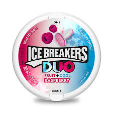 Ice Breakers Duo Raspberry  6/36g - Mints -  - Tevan Enterprises - Canadian Wholesale Confections