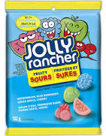 Jolly Rancher Fruity Sours 10/182g - Candy -  - Tevan Enterprises - Canadian Wholesale Confections