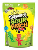 Maynards Sour Patch Kids 355g, 12 bags per box, Candy, Mondelez (Cadbury), [variant_title] - Tevan Enterprises