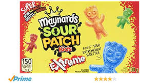 Maynards Sour Patch Kids Extreme Box 12/100g - Candy -  - Tevan Enterprises - Canadian Wholesale Confections