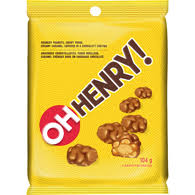 Oh Henry Bites Peg Top 8/104g - Chocolate and Chocolate Bars -  - Tevan Enterprises - Canadian Wholesale Confections