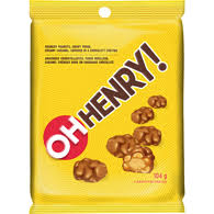 Oh Henry Bites Peg Top 104g 8's, Chocolate and Chocolate Bars, Hershey's, [variant_title] - Tevan Enterprises