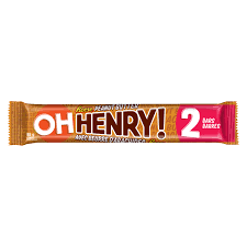 Oh Henry Peanut Butter King Size 2-piece 85g x 24, Chocolate and Chocolate Bars, Hershey's, [variant_title] - Tevan Enterprises