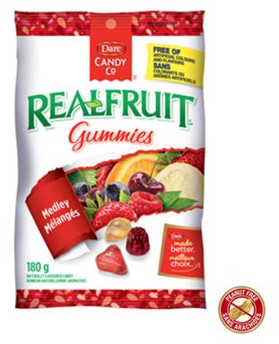 Dare Real Fruit Gummies 180g 12s, Candy, Dare Foods, [variant_title] - Tevan Enterprises