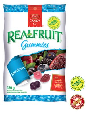 Dare Real Fruit Gummies Superfruits 180g 12s, Candy, Dare Foods, [variant_title] - Tevan Enterprises