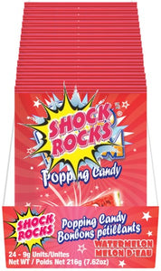 Shock Rocks Popping Candy - Watermelon 24/9g