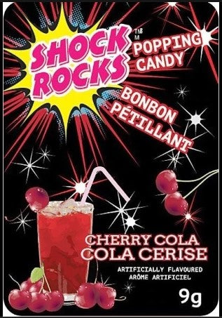 Shock Rocks Popping Candy - Cherry Cola 24/9g