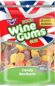 Huer Sour Wine Gums 8/350g - Candy - Huer - Tevan Enterprises - Contemporary Confections