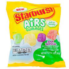 Starburst Airs Sour Tropical peg bag 12/122g