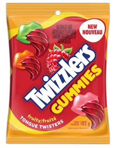 Twizzler Tongue Twister - Fruity 182g 12/box, Candy, Hershey's, [variant_title] - Tevan Enterprises