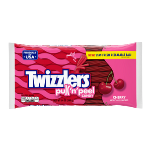 Twizzler Pull-n-Peel Cherry Party Pack 396g 12s, Licorice, Hershey's, [variant_title] - Tevan Enterprises