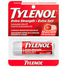 Tylenol Extra Strength EZ Tabs 12/10tabs
