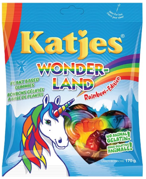 Katjes Wonderland Rainbow Unicorn Gummies 15/170g