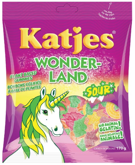 Katjes Wonderland Sour Unicorn Gummies 15/170g