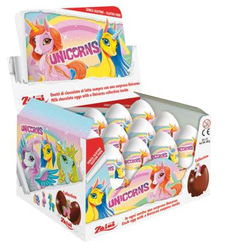Zaini Unicorns Chocolate Eggs 24/20g - Chocolate and Chocolate Bars -  - Tevan Enterprises - Canadian Wholesale Confections