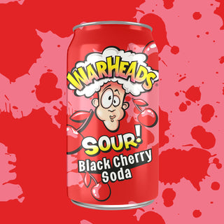 Warheads Soda Sour Black Cherry 12/355ml - Beverages -  - Tevan Enterprises - Canadian Wholesale Confections