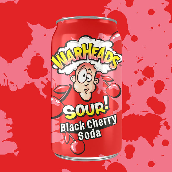 Warheads Soda Sour Black Cherry 12/355ml