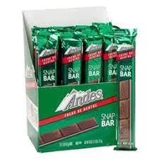 Andes Creme de Menthe "Snap" Bar 24/43g - Chocolate and Chocolate Bars -  - Tevan Enterprises - Canadian Wholesale Confections