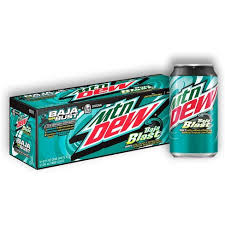 Mountain Dew Baja Blast 12/355ml - Beverages -  - Tevan Enterprises - Canadian Wholesale Confections