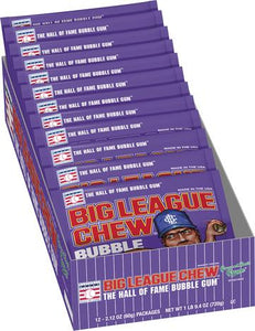 Big League Chew Grape 60g x 12, Gum, Morris National, [variant_title] - Tevan Enterprises