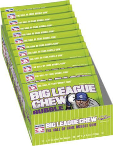 Big League Chew Sour Apple 60g 12's, Gum, Morris National, [variant_title] - Tevan Enterprises