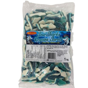 McCormicks Sour Sharks bulk candy 1kg 12 bags/box, Bulk Candy, Regal Canada, [variant_title] - Tevan Enterprises