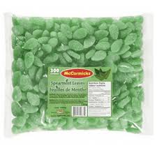 McCormicks Spearmint Leaves bulk candy (300ct) 1.8kg - Bulk Candy -  - Tevan Enterprises - Canadian Wholesale Confections