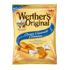 Werther's Original Chewy Caramels 128g 12's, Candy, Storck Canada Inc., [variant_title] - Tevan Enterprises
