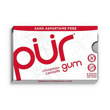 PUR gum cinnamon 12pc 12's, Gum, Pur Gum, [variant_title] - Tevan Enterprises