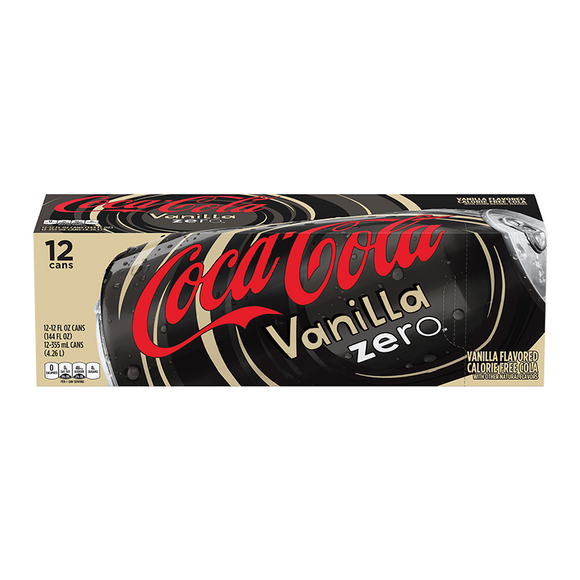 Vanilla Coca Cola Zero 12/355ml, Beverages, US Import, [variant_title] - Tevan Enterprises