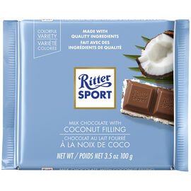 Ritter Sport Coconut 12/100g - Chocolate and Chocolate Bars -  - Tevan Enterprises - Canadian Wholesale Confections