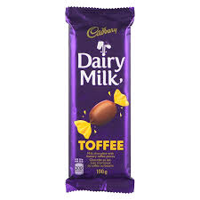 Dairy Milk Toffee Family Bar 21/95g - Chocolate and Chocolate Bars -  - Tevan Enterprises - Canadian Wholesale Confections