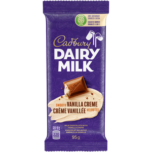 Dairy Milk Vanilla Cream Family Bar 85g, 21 per box, Chocolate and Chocolate Bars, Mondelez (Cadbury), [variant_title] - Tevan Enterprises