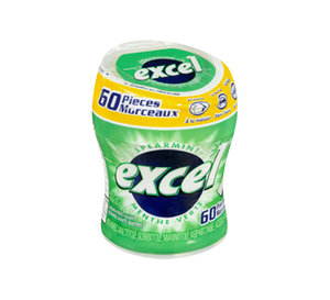 Excel Spearmint Bottles 60pc 6/bx, Gum, Wrigley, [variant_title] - Tevan Enterprises