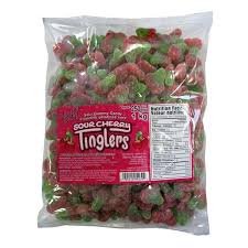 Gummy Zone Sour Cherry Tinglers bulk 1kg - Bulk Candy -  - Tevan Enterprises - Canadian Wholesale Confections