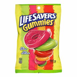 Lifesavers 5 Flavour Gummies 180g 12 bags/case, Candy, Wrigley, [variant_title] - Tevan Enterprises