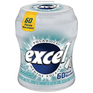 Excel Polar Ice Bottles 60pc 6/bx, Gum, Wrigley, [variant_title] - Tevan Enterprises