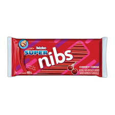Twizzler Super Cherry Nibs Party Pack 400g 12 per box, Licorice, Hershey's, [variant_title] - Tevan Enterprises